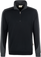 Zip-Sweatsh. Co. Perf. 2XL schwarz/anth. - 50% Baumwolle, 50% Polyester, 300 g/m²
