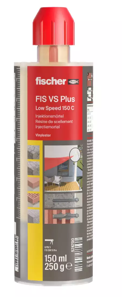 Hochleistungsmörtel FIS VS Plus 150 C - "fischer"  Pak. à 1 Stk."