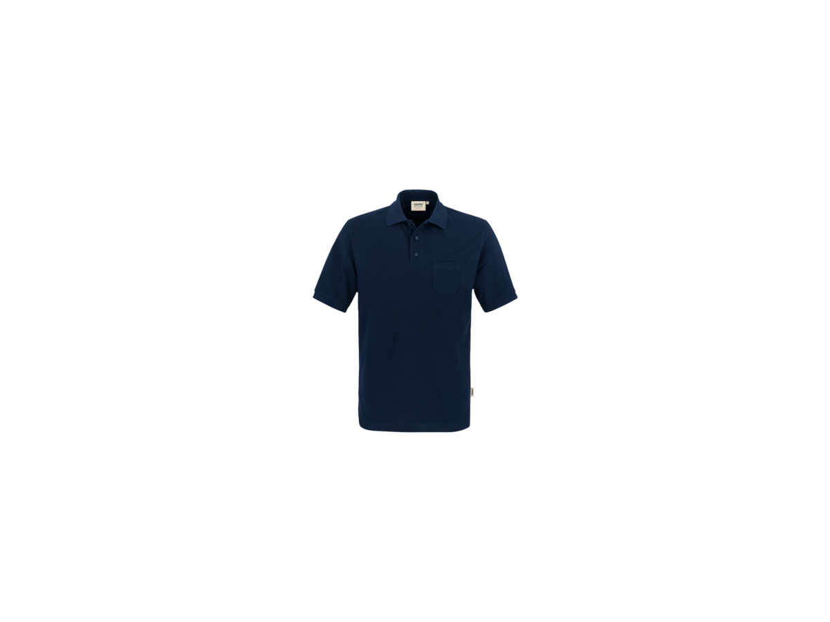 Pocket-Poloshirt Perf. Gr. 2XL, tinte - 50% Baumwolle, 50% Polyester, 200 g/m²