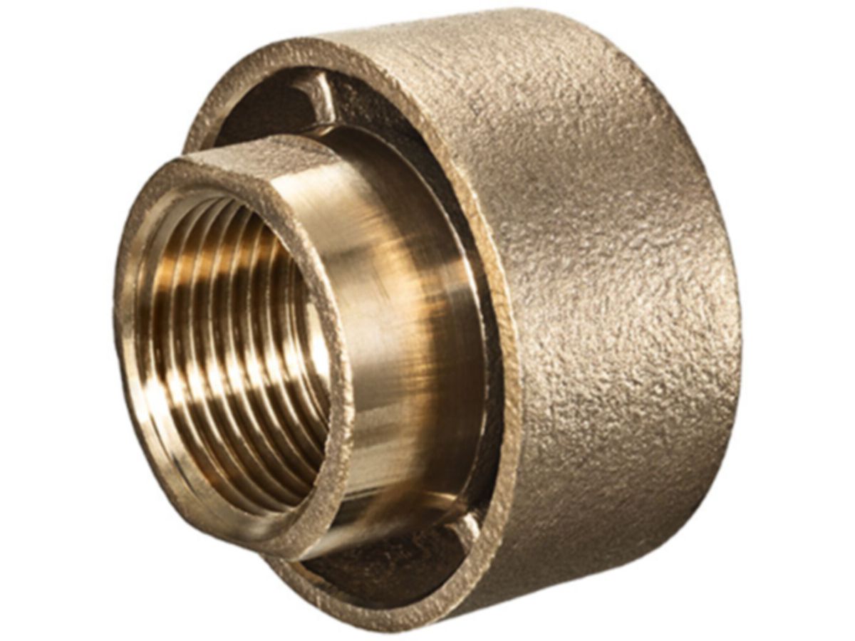 Überlaufkopf Rotguss