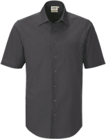 Hemd ½-Arm Perf. Gr. 2XL, anthrazit - 50% Baumwolle, 50% Polyester, 120 g/m²