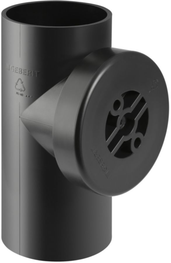 Geberit PE Putzstück 90° - Verschlusskappe PP