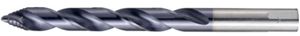 Spiralbohrer HSS-Co5 DIN 338 TiAN - 3-kant Schaft, mit Kreuzanschliff