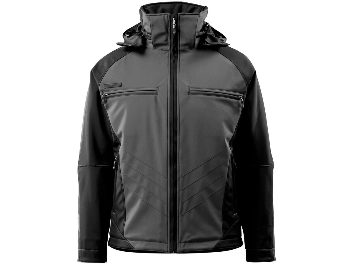 Darmstadt Softshelljacke, Gr. 3XL - dunkelanthrazit/schwarz