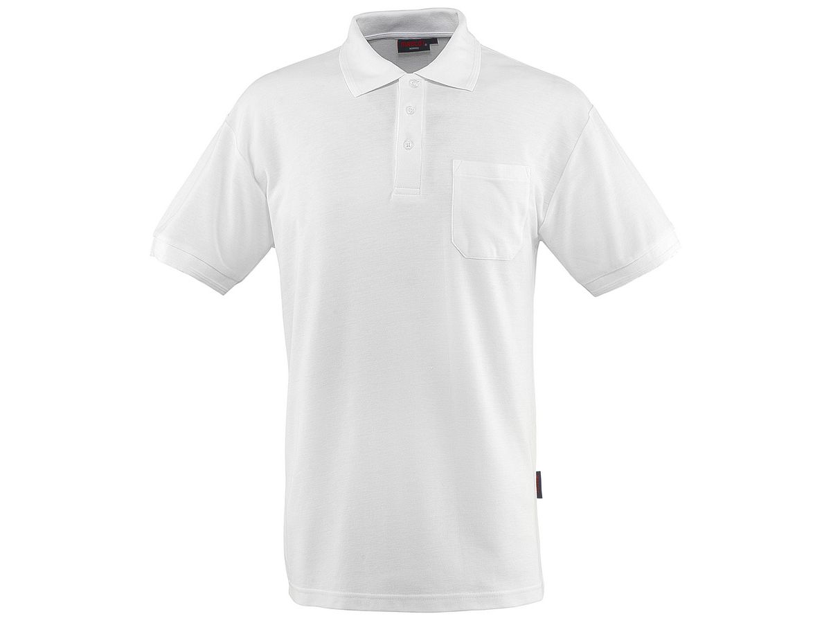 Borneo Polo Shirt weiss Gr. M - 60% Baumwolle / 40% Polyester