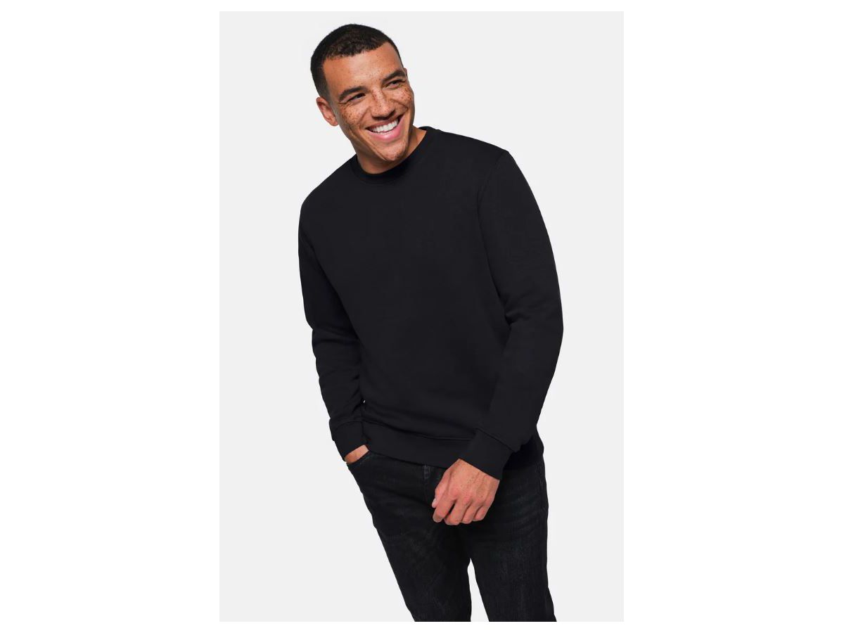 Sweatshirt Bio-Baumwolle GOTS - 75% Baumwolle (Bio), 25% Polyester recyc