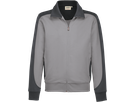 Sweatjacke Contr. Perf. 3XL titan/anth. - 50% Baumwolle, 50% Polyester, 300 g/m²