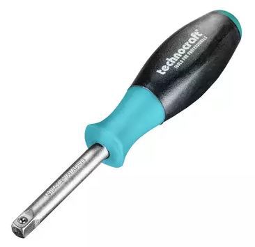 Steckgriff, 4-kant, 1/4", 150 mm - CV-Stahl, "technocraft"