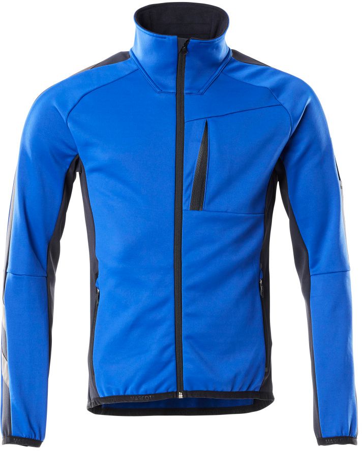 Fleecepullover mit Reissverschluss - 94% PES / 6% EL, 260 g/m2