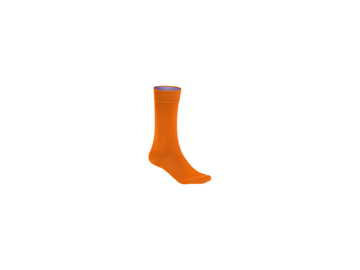 Socken Premium Gr. S, orange - 85% Baumwolle, 12% Polyamid und 3% Elast