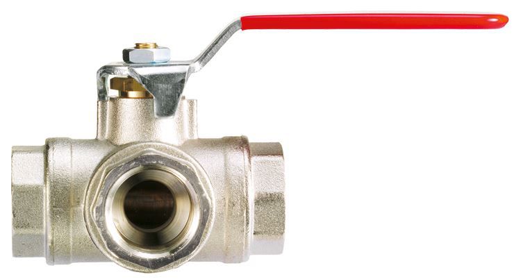 Kugelhahn Typ 70 L-Bohrung - PN 40, schaltweg -10 bis +100°C