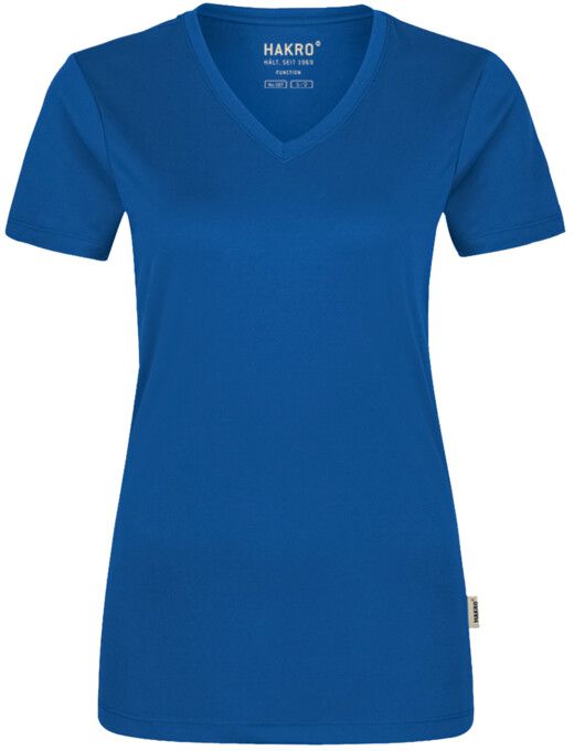 Damen-V-Shirt COOLMAX - 100% Polyester, 130 g/m²
