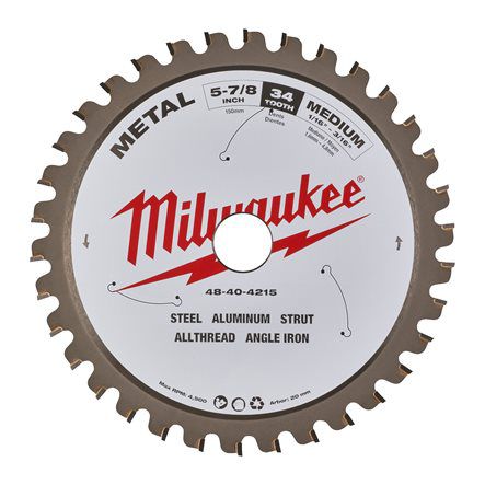 Metall Kreissägeblatt 150 mm 20 mm Z34 - Milwaukee