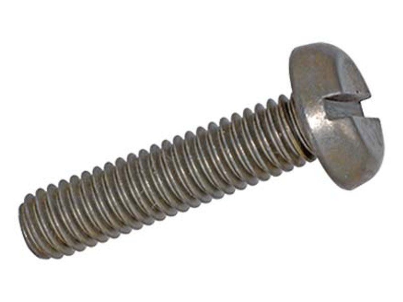 Flachkopfschrauben Pan-Head mit Schlitz - Stahl 4.8