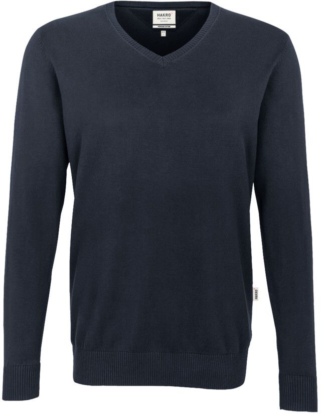 V-Pullover Premium - 100 % Baumwolle