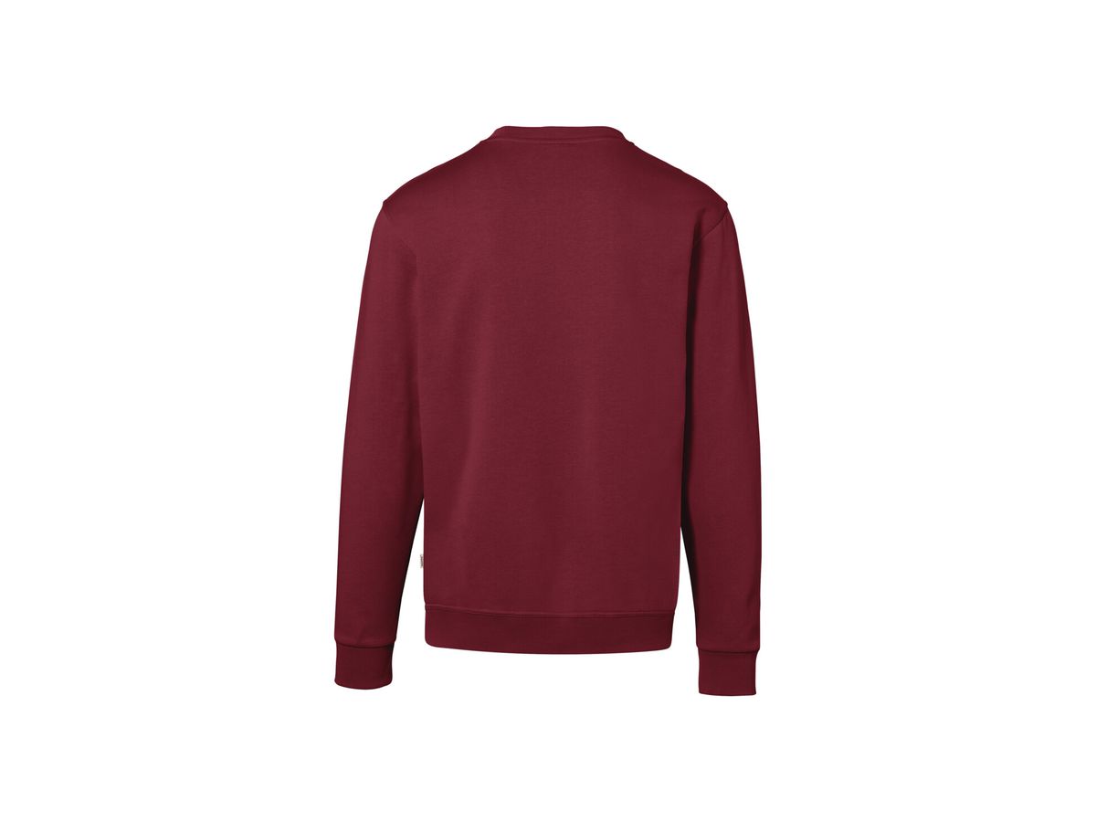 Sweatshirt Bio-Baumwolle GOTS Gr. XS - weinrot,85% Baumwolle (Bio),15% Poly.rec
