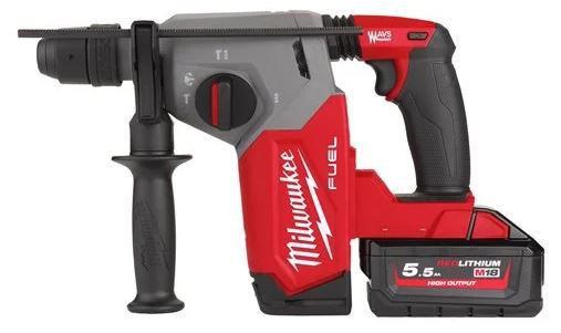 Akku-Kombihammer M18FHX-552X,2.5Joule - Milwaukee in HD Box inkl. Akku 5.5 Ah.