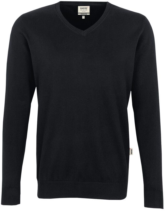 V-Pullover Premium - 100 % Baumwolle
