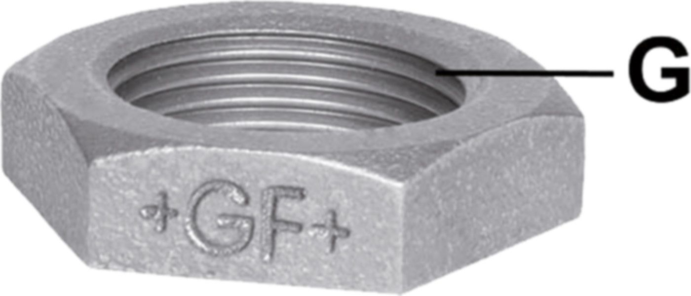 Gegenmutter +GF+ 310 schwarz