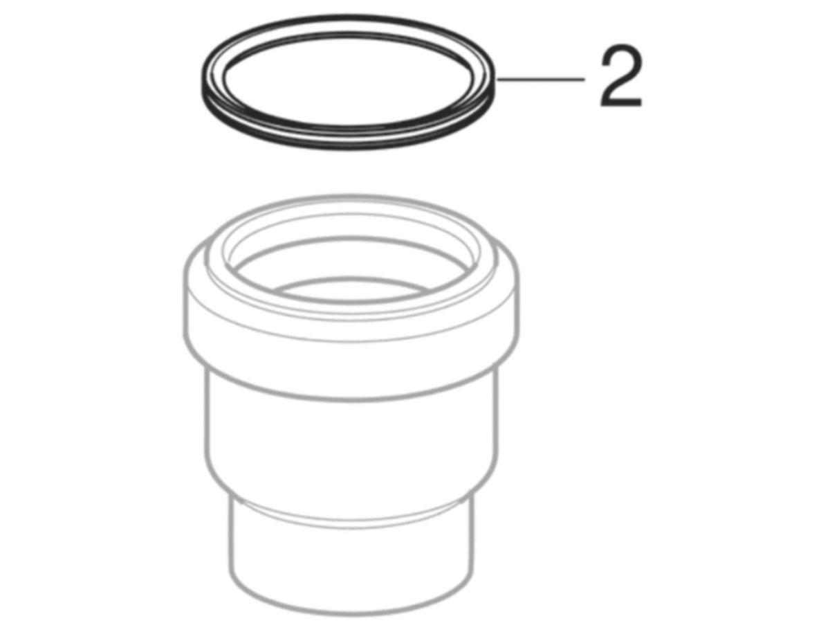 Geberit Lippendichtung: d=110mm