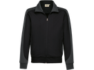 Sw.jacke Contr. Perf. 2XL schwarz/anth. - 50% Baumwolle, 50% Polyester, 300 g/m²
