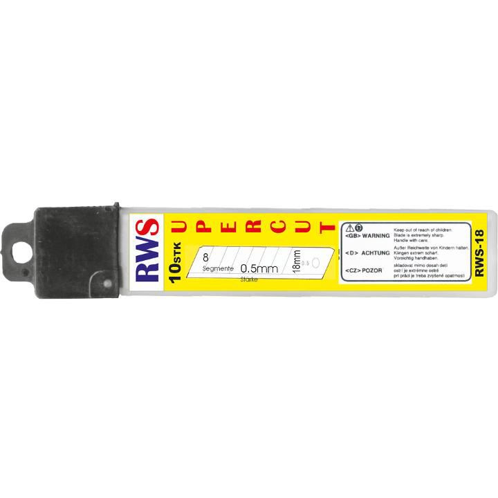 Ersatzklinge abbrechbar 18 mm - SK5-Stahl, Pak. à 10 Stk.