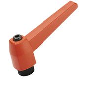 Verstellbare Klemmhebel Elesa MR. - Thermoplast orange RAL 2004