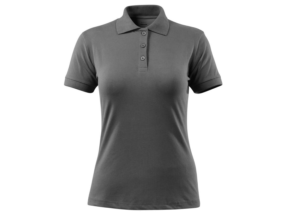 GRASSE Damen Polo-Shirt, Gr. 2XL - dunkelanthrazit, 95% CO/5% EL, 220 g/m2