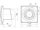 Bad/WC-Ventilatoren MAICO ECA piano