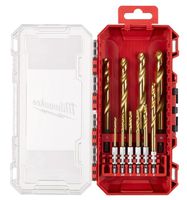 Shockwave Metallbohrer-SET 10-tlg. - Milwaukee, HSS-G TIN