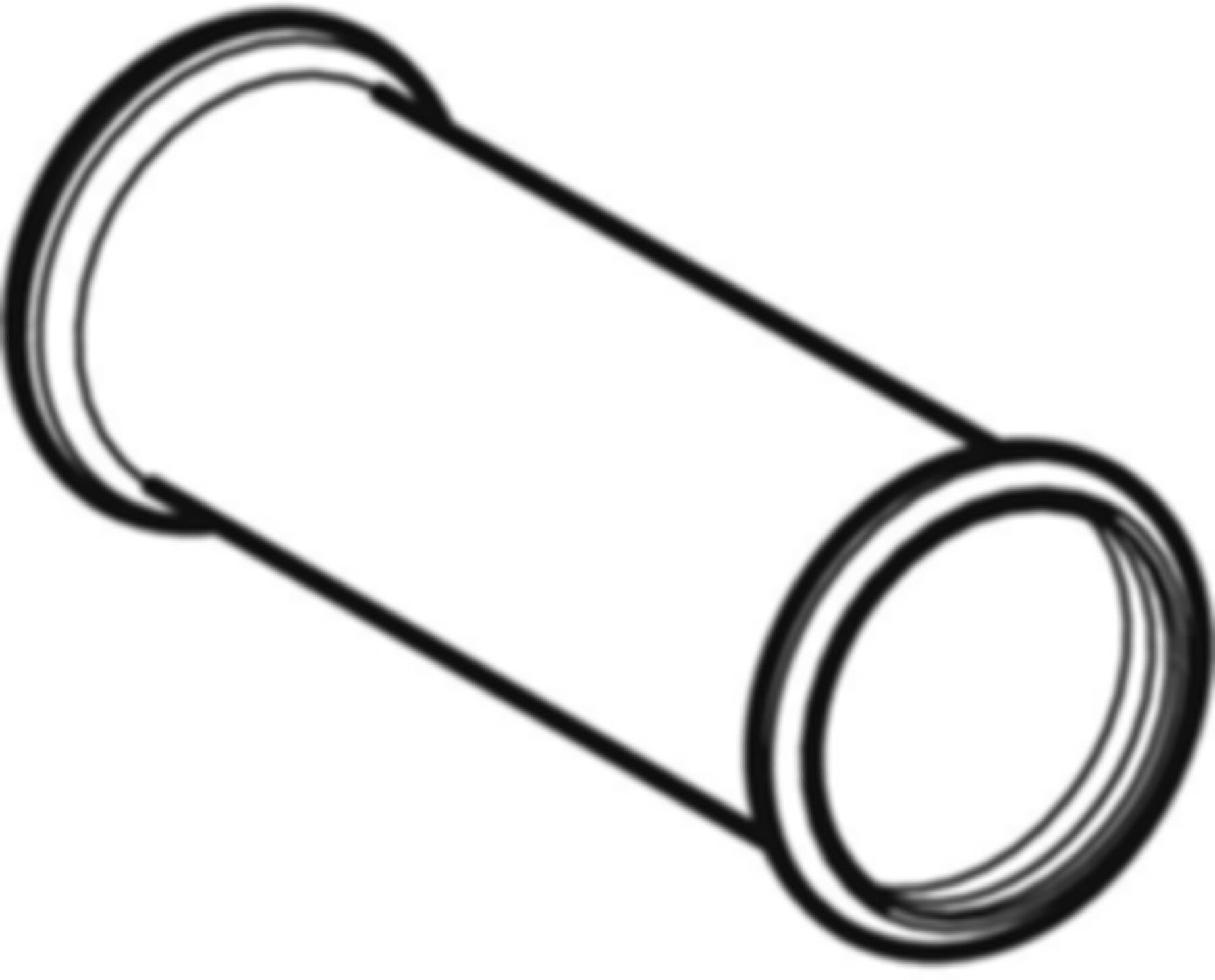 Mapress C-Stahl Langmuffe