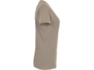 Damen-V-Shirt Performance Gr. 4XL, khaki - 50% Baumwolle, 50% Polyester, 160 g/m²