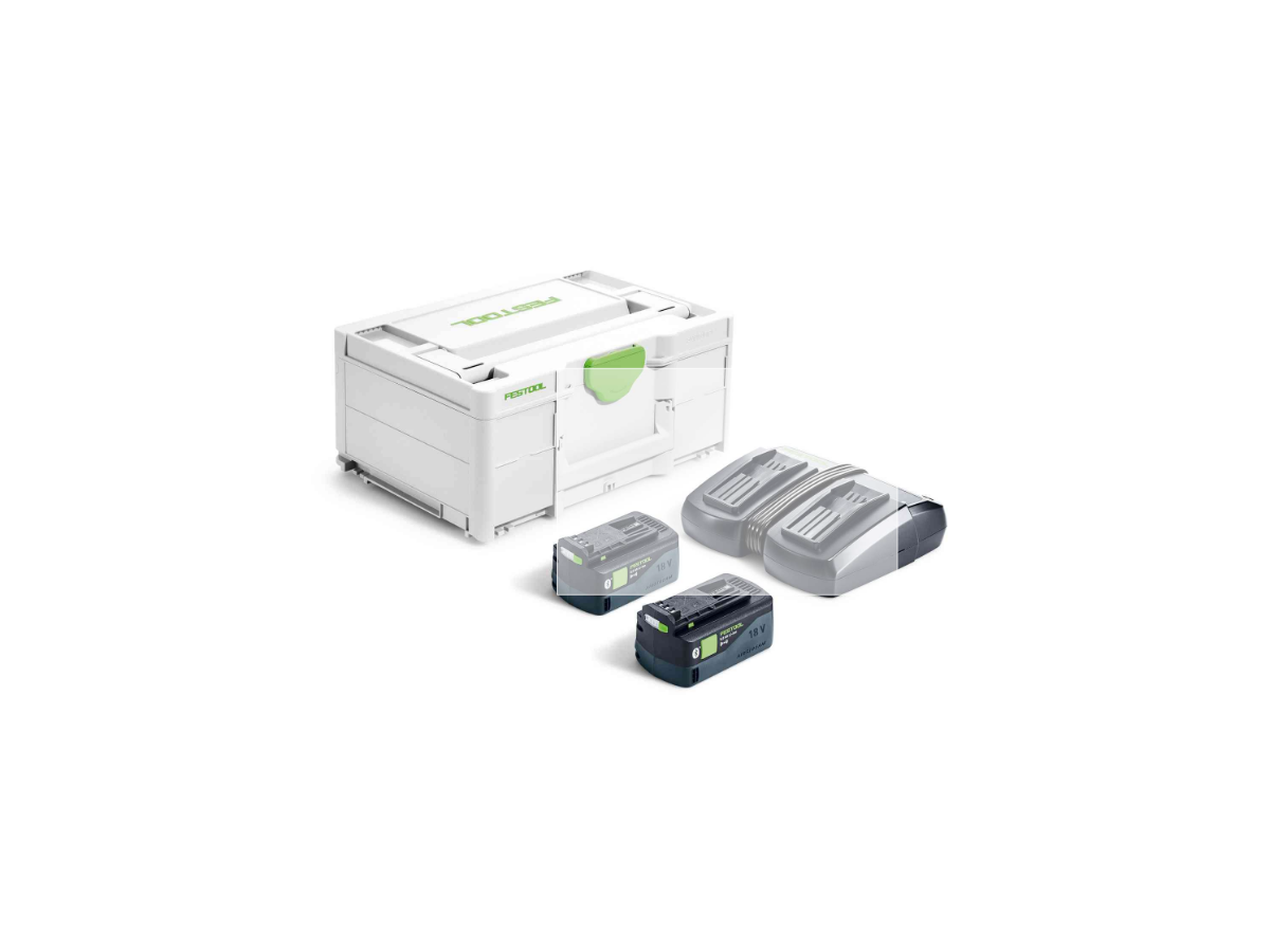 Energie - SET SYS 18V 2x5.0 Ah TCL 6 DUO - Festool